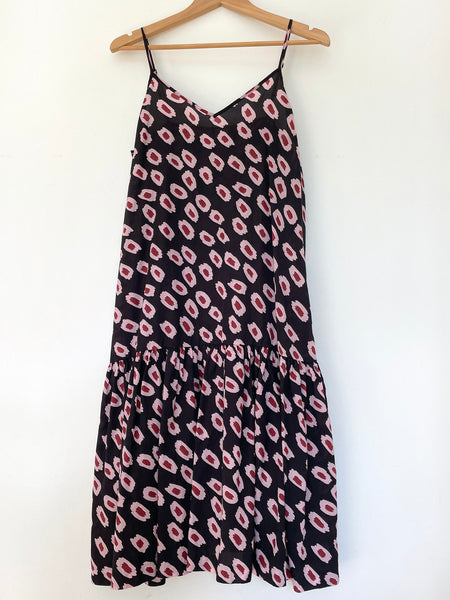 Gorman Wild Card Leopard Midi Dress • (Size 12) Medium/Large