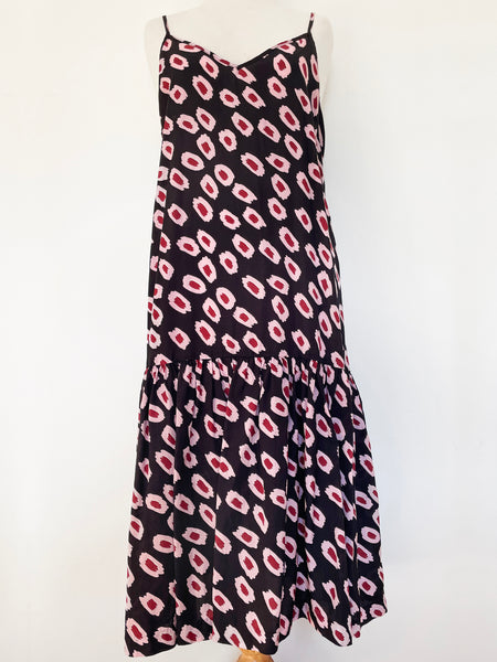 Gorman Wild Card Leopard Midi Dress • (Size 12) Medium/Large