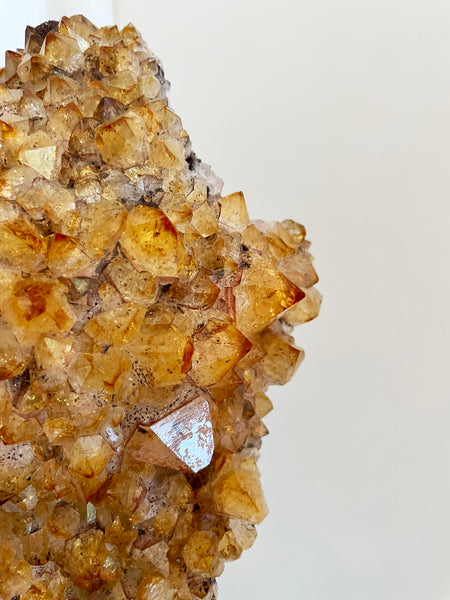 Large Natural CITRINE Crystal Cluster • NEW