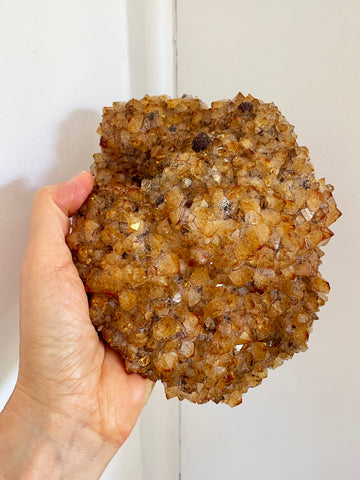 Large Natural CITRINE Crystal Cluster • NEW