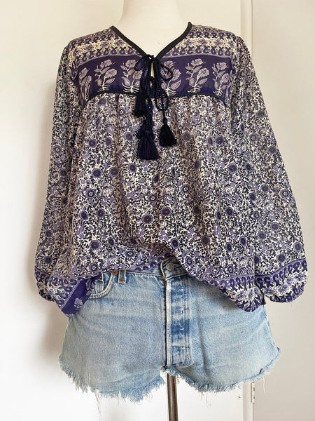 Chowchilla Vintage Indian GYPSET Blouse • "Leisha" • BACK IN STOCK