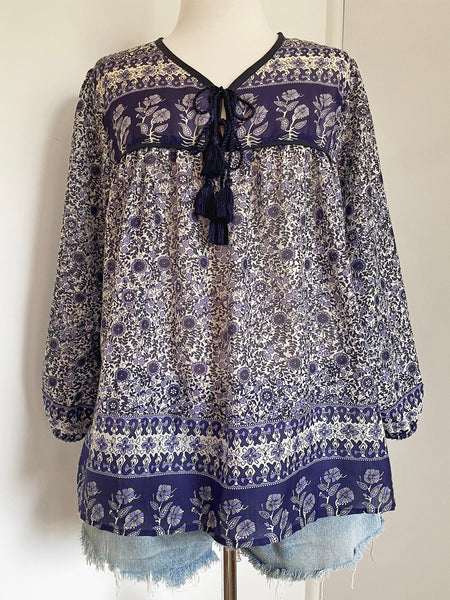 Chowchilla Vintage Indian GYPSET Blouse • "Leisha" • BACK IN STOCK