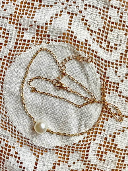 PEARLS OF LOVE Pearl Necklace • NEW