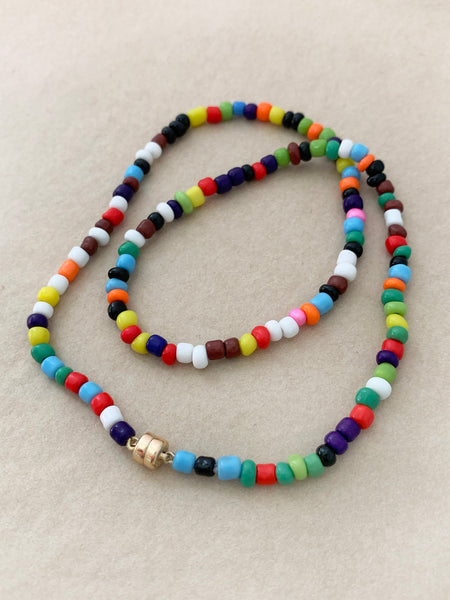 Kiss The Sky Glass Bead Necklace