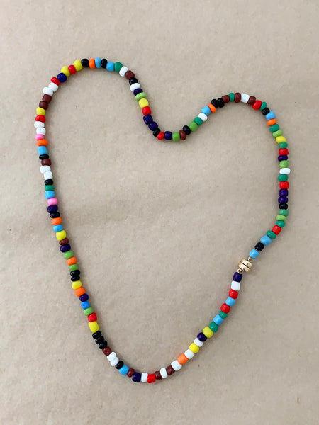 Kiss The Sky Glass Bead Necklace